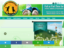 Tablet Screenshot of caringconnectionchildrenscenter.com